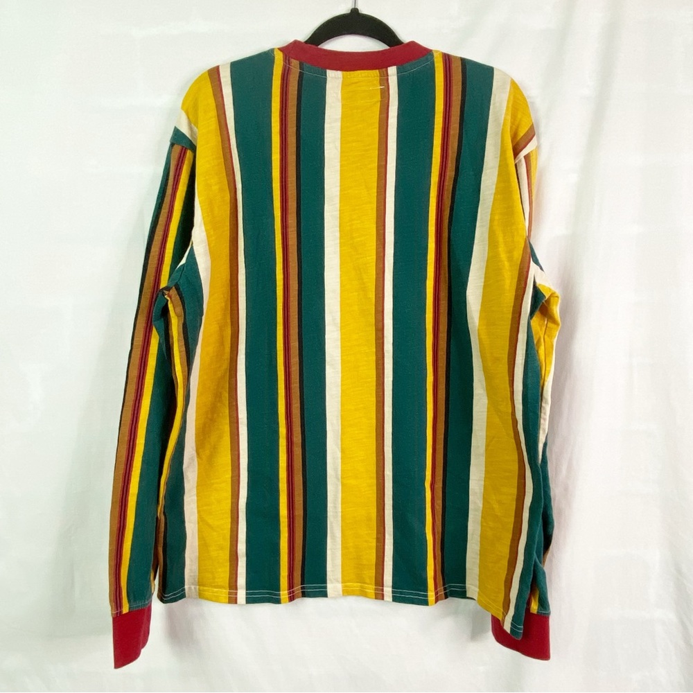 Vintage Y2K Guess Originals x Asap Rocky Sayer Striped Longsleeve T Shirt Lg - Picture 4 of 7